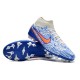 Nike Air Zoom Mercurial Superfly IX Academy AG High White Dark Blue Women/Men Football Boots