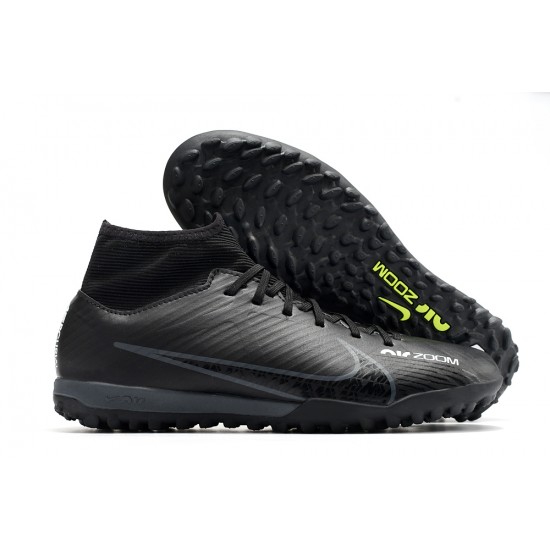Nike Air Zoom Mercurial Superfly IX Academy TF High Black Women/Men Football Boots