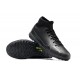 Nike Air Zoom Mercurial Superfly IX Academy TF High Black Women/Men Football Boots