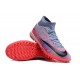 Nike Air Zoom Mercurial Superfly IX Academy TF High Purple Pink Women/Men Football Boots