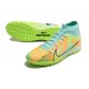 Nike Air Zoom Mercurial Superfly IX Academy TF High Turqoise Khaki Green Women/Men Football Boots