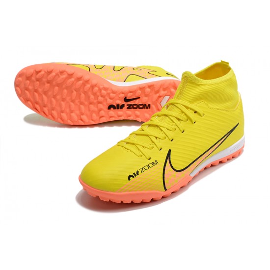 Nike Air Zoom Mercurial Superfly IX Academy TF High Yellow Women/Men Football Boots