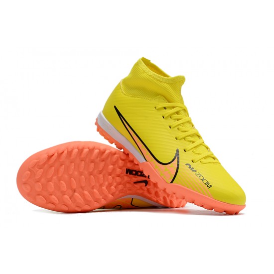 Nike Air Zoom Mercurial Superfly IX Academy TF High Yellow Women/Men Football Boots