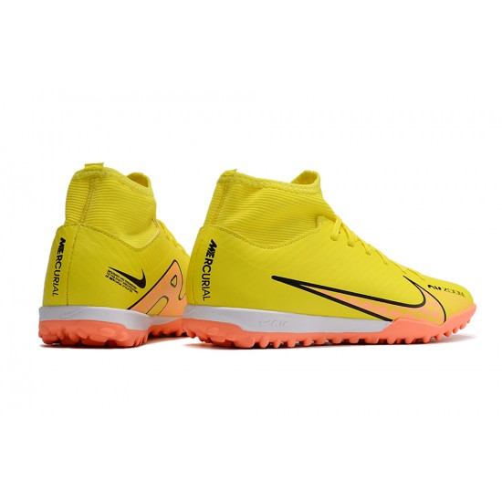 Nike Air Zoom Mercurial Superfly IX Academy TF High Yellow Women/Men Football Boots