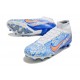 Nike Air Zoom Mercurial Superfly IX Elite AG High Blue White Women/Men Football Boots