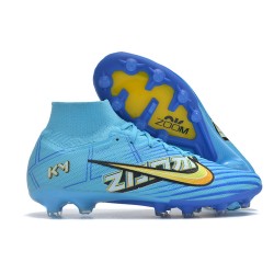 Nike Air Zoom Mercurial Superfly IX Elite AG High Blue Women/Men Football Boots