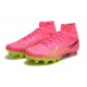 Nike Air Zoom Mercurial Superfly IX Elite AG High Green Pink Women/Men Football Boots