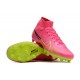 Nike Air Zoom Mercurial Superfly IX Elite AG High Green Pink Women/Men Football Boots