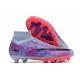 Nike Air Zoom Mercurial Superfly IX Elite AG High Purple Grey Women/Men Football Boots