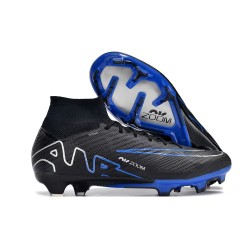 Nike Air Zoom Mercurial Superfly IX Elite FG High Black Dark Blue Women/Men Football Boots