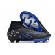 Nike Air Zoom Mercurial Superfly IX Elite FG High Black Dark Blue Women/Men Football Boots
