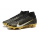 Nike Air Zoom Mercurial Superfly IX Elite FG High Black Gold Women/Men Football Boots