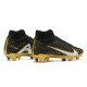 Nike Air Zoom Mercurial Superfly IX Elite FG High Black Gold Women/Men Football Boots