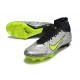 Nike Air Zoom Mercurial Superfly IX Elite FG High Black Grey Yellow Women/Men Football Boots