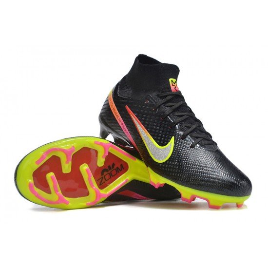 Nike Air Zoom Mercurial Superfly IX Elite FG High Black Multi Women/Men Football Boots