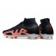 Nike Air Zoom Mercurial Superfly IX Elite FG High Black Orange Men Football Boots