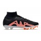 Nike Air Zoom Mercurial Superfly IX Elite FG High Black Orange Men Football Boots