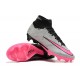 Nike Air Zoom Mercurial Superfly IX Elite FG High Black Pink Grey Women/Men Football Boots