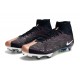 Nike Air Zoom Mercurial Superfly IX Elite FG High Black Silver Women/Men Football Boots