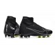 Nike Air Zoom Mercurial Superfly IX Elite FG High Black Yellow Men Football Boots