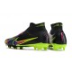 Nike Air Zoom Mercurial Superfly IX Elite FG High Blue Black Yellow Women/Men Football Boots