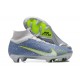 Nike Air Zoom Mercurial Superfly IX Elite FG High Blue Grey Women/Men Football Boots