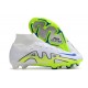 Nike Air Zoom Mercurial Superfly IX Elite FG High Blue White Yellow Women/Men Football Boots