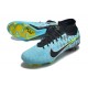 Nike Air Zoom Mercurial Superfly IX Elite FG High Blue Yellow Black Women/Men Football Boots