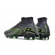 Nike Air Zoom Mercurial Superfly IX Elite FG High Green Black Women/Men Football Boots