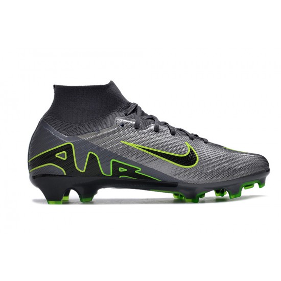 Nike Air Zoom Mercurial Superfly IX Elite FG High Green Black Women/Men Football Boots