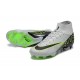 Nike Air Zoom Mercurial Superfly IX Elite FG High Grey Black Green Women/Men Football Boots