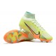 Nike Air Zoom Mercurial Superfly IX Elite FG High Light Green Orange Men Football Boots