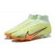 Nike Air Zoom Mercurial Superfly IX Elite FG High Light Green Orange Men Football Boots