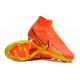 Nike Air Zoom Mercurial Superfly IX Elite FG High Orange Yellow Women/Men Football Boots