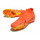 Nike Air Zoom Mercurial Superfly IX Elite FG High Orange Yellow Women/Men Football Boots