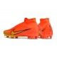 Nike Air Zoom Mercurial Superfly IX Elite FG High Orange Yellow Women/Men Football Boots