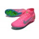 Nike Air Zoom Mercurial Superfly IX Elite FG High Pink Turqoise Women/Men Football Boots