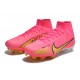 Nike Air Zoom Mercurial Superfly IX Elite FG High Pink Yellow Women/Men Football Boots