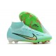 Nike Air Zoom Mercurial Superfly IX Elite FG High Turqoise Green Women/Men Football Boots