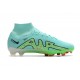 Nike Air Zoom Mercurial Superfly IX Elite FG High Turqoise Green Women/Men Football Boots