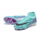 Nike Air Zoom Mercurial Superfly IX Elite FG High Turqoise Purple Women/Men Football Boots