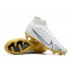 Nike Air Zoom Mercurial Superfly IX Elite FG High White Gold Women/Men Football Boots