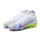 Nike Air Zoom Mercurial Superfly IX Elite FG High White Multi Women/Men Football Boots