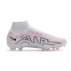 Nike Air Zoom Mercurial Superfly IX Elite FG High White Pink Women/Men Football Boots