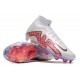 Nike Air Zoom Mercurial Superfly IX Elite FG High White Purple Pink Women/Men Football Boots