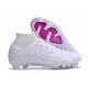 Nike Air Zoom Mercurial Superfly IX Elite FG High White Purple Women/Men Football Boots