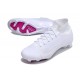 Nike Air Zoom Mercurial Superfly IX Elite FG High White Purple Women/Men Football Boots