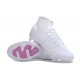 Nike Air Zoom Mercurial Superfly IX Elite FG High White Purple Women/Men Football Boots