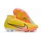 Nike Air Zoom Mercurial Superfly IX Elite FG High Yellow Orange Women/Men Football Boots