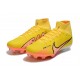 Nike Air Zoom Mercurial Superfly IX Elite FG High Yellow Orange Women/Men Football Boots